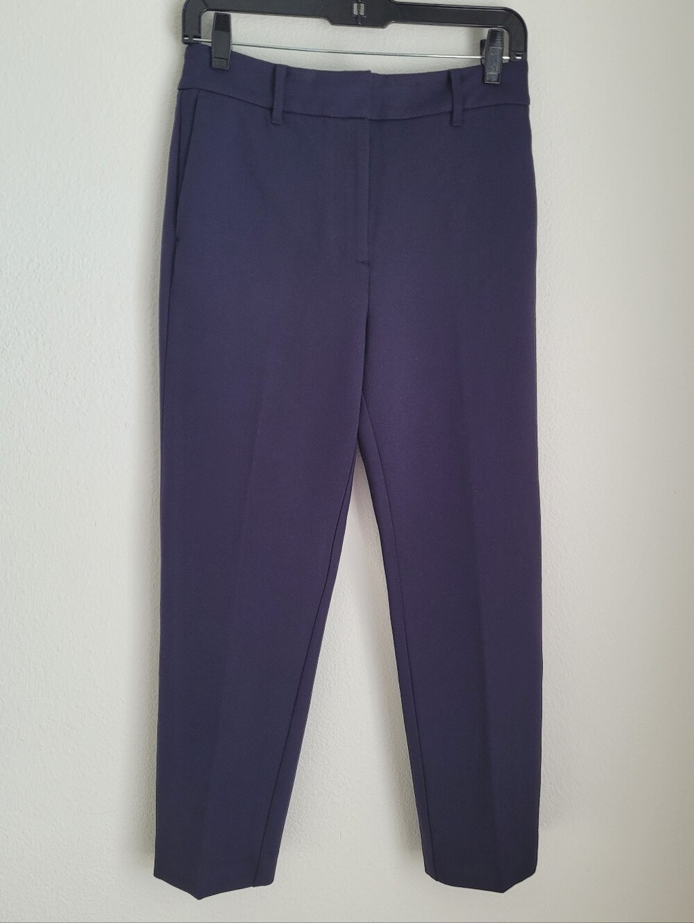 Boden Highgate Ponte Pants Navy Blue Slim Leg Ankle Trousers US 6P UK 10P Petite